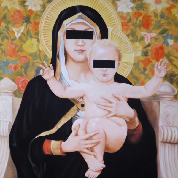 Madonna, Acryl/Leinwand, 140 cm x 120 cm